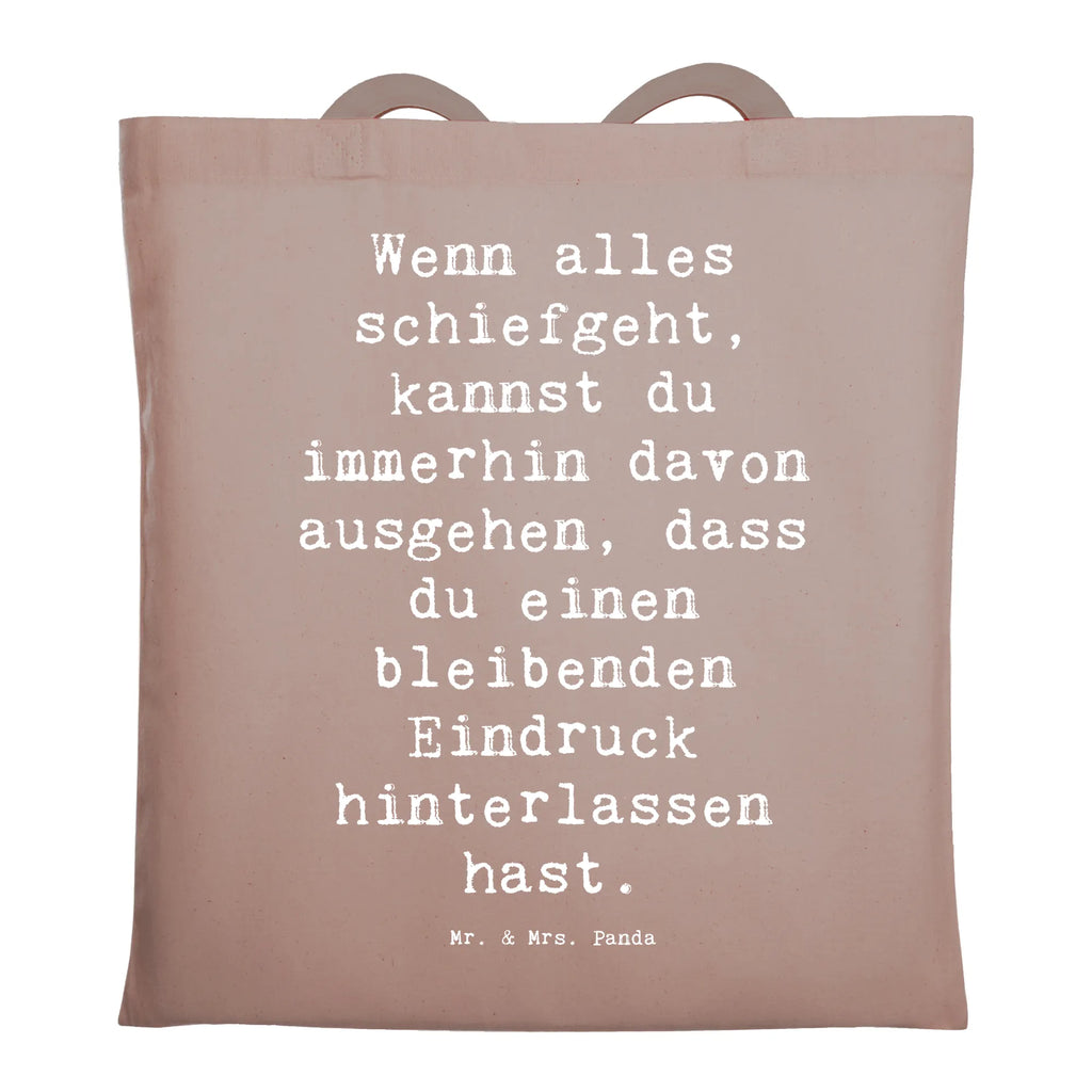 Tragetasche Spruch Trost und Eindruck Beuteltasche, Beutel, Einkaufstasche, Jutebeutel, Stoffbeutel, Tasche, Shopper, Umhängetasche, Strandtasche, Schultertasche, Stofftasche, Tragetasche, Badetasche, Jutetasche, Einkaufstüte, Laptoptasche