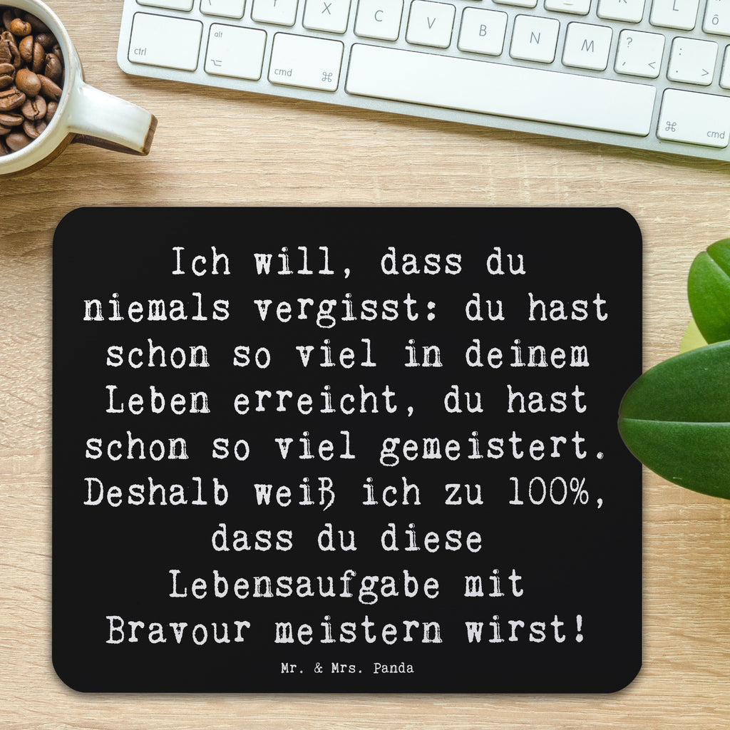 Mauspad Spruch Trost Erinnerungen Mousepad, Computer zubehör, Büroausstattung, PC Zubehör, Arbeitszimmer, Mauspad, Einzigartiges Mauspad, Designer Mauspad, Mausunterlage, Mauspad Büro