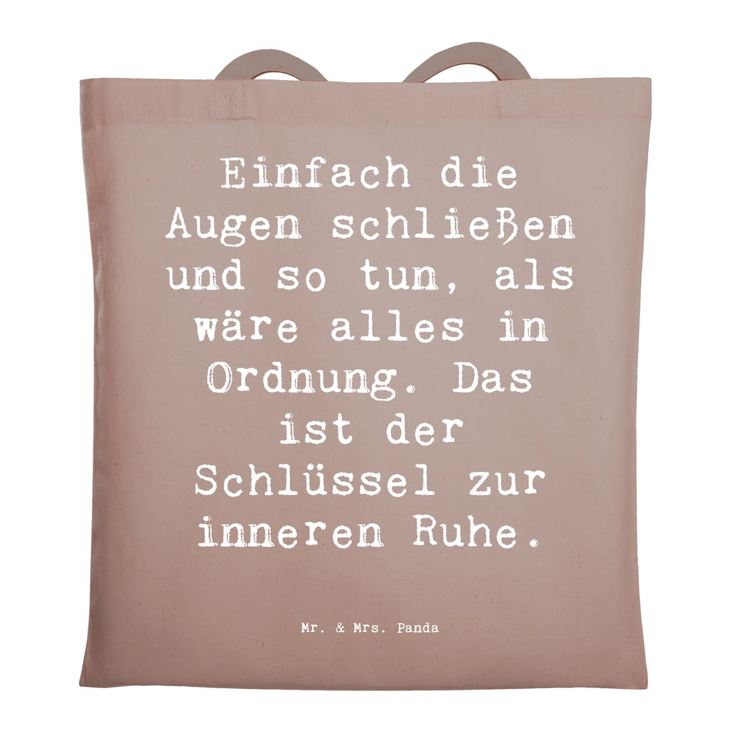 Tragetasche Spruch Innere Ruhe Beuteltasche, Beutel, Einkaufstasche, Jutebeutel, Stoffbeutel, Tasche, Shopper, Umhängetasche, Strandtasche, Schultertasche, Stofftasche, Tragetasche, Badetasche, Jutetasche, Einkaufstüte, Laptoptasche