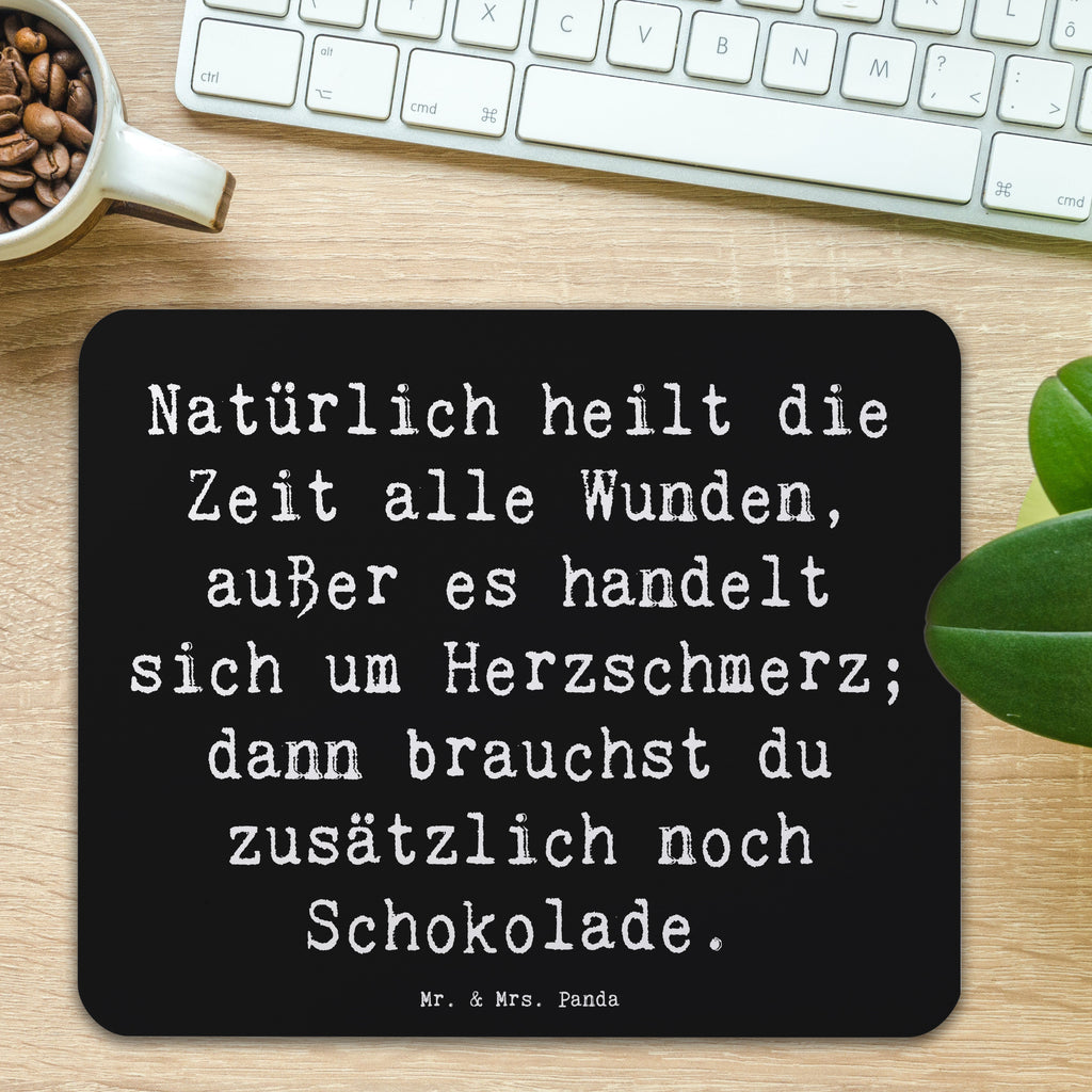 Mauspad Spruch Herzschmerz Schokolade Mousepad, Computer zubehör, Büroausstattung, PC Zubehör, Arbeitszimmer, Mauspad, Einzigartiges Mauspad, Designer Mauspad, Mausunterlage, Mauspad Büro