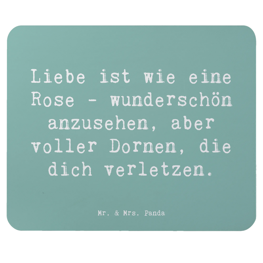 Mauspad Spruch Rose Herzschmerz Mousepad, Computer zubehör, Büroausstattung, PC Zubehör, Arbeitszimmer, Mauspad, Einzigartiges Mauspad, Designer Mauspad, Mausunterlage, Mauspad Büro