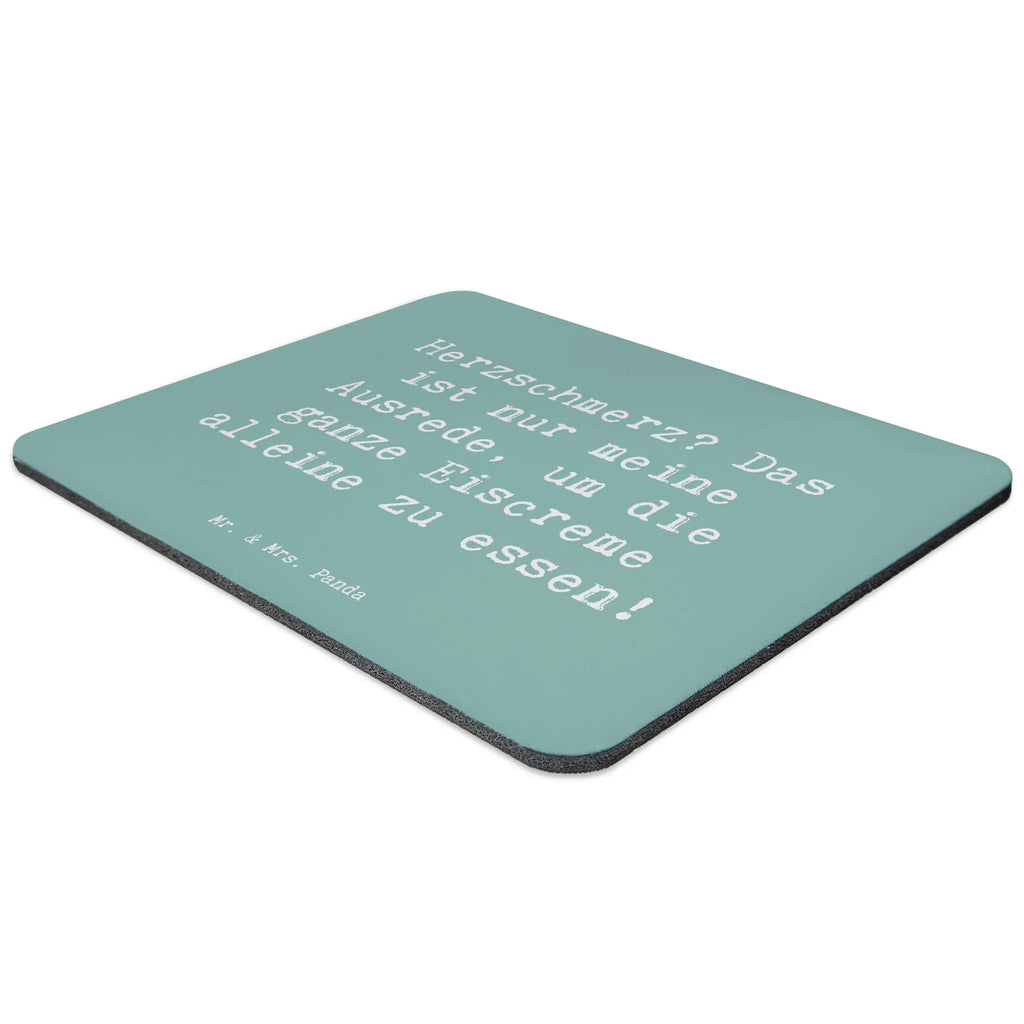 Mauspad Spruch Herzschmerz Eiscreme Mousepad, Computer zubehör, Büroausstattung, PC Zubehör, Arbeitszimmer, Mauspad, Einzigartiges Mauspad, Designer Mauspad, Mausunterlage, Mauspad Büro