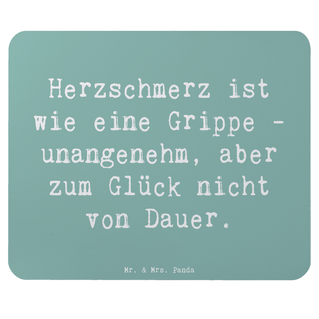 Mauspad Spruch Herzschmerz Grippe Mousepad, Computer zubehör, Büroausstattung, PC Zubehör, Arbeitszimmer, Mauspad, Einzigartiges Mauspad, Designer Mauspad, Mausunterlage, Mauspad Büro