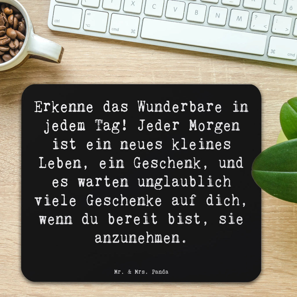 Mauspad Spruch Erleuchtung im Alltag Mousepad, Computer zubehör, Büroausstattung, PC Zubehör, Arbeitszimmer, Mauspad, Einzigartiges Mauspad, Designer Mauspad, Mausunterlage, Mauspad Büro