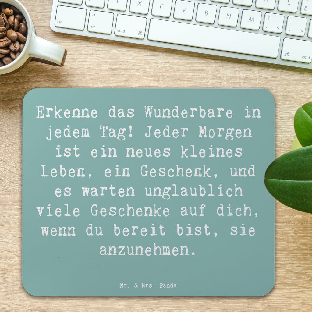 Mauspad Spruch Erleuchtung im Alltag Mousepad, Computer zubehör, Büroausstattung, PC Zubehör, Arbeitszimmer, Mauspad, Einzigartiges Mauspad, Designer Mauspad, Mausunterlage, Mauspad Büro