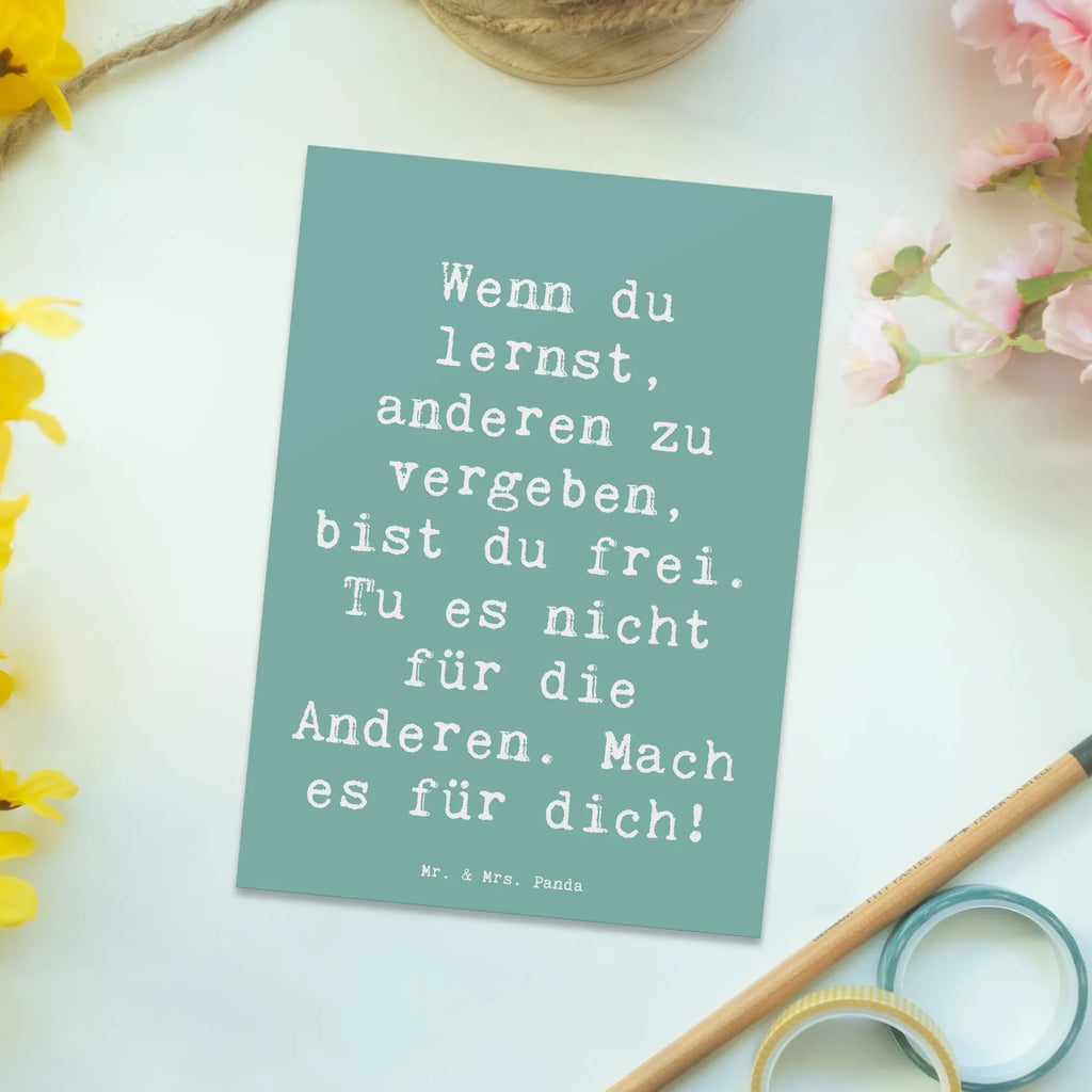 Postkarte Spruch Vergebung Freiheit Postkarte, Karte, Geschenkkarte, Grußkarte, Einladung, Ansichtskarte, Geburtstagskarte, Einladungskarte, Dankeskarte, Ansichtskarten, Einladung Geburtstag, Einladungskarten Geburtstag