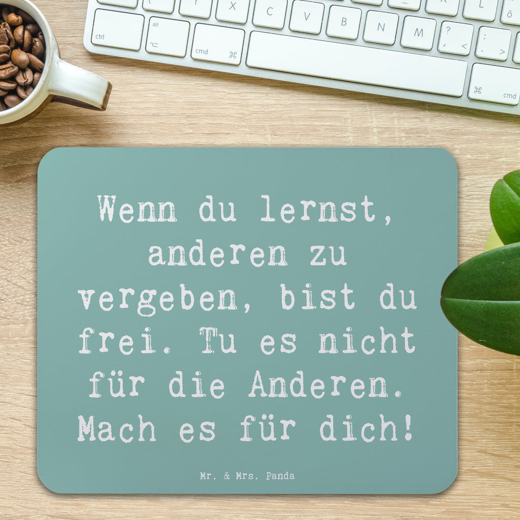 Mauspad Spruch Vergebung Freiheit Mousepad, Computer zubehör, Büroausstattung, PC Zubehör, Arbeitszimmer, Mauspad, Einzigartiges Mauspad, Designer Mauspad, Mausunterlage, Mauspad Büro