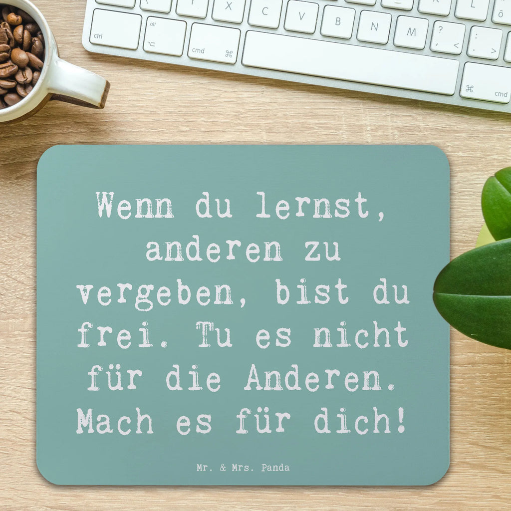 Mauspad Spruch Vergebung Freiheit Mousepad, Computer zubehör, Büroausstattung, PC Zubehör, Arbeitszimmer, Mauspad, Einzigartiges Mauspad, Designer Mauspad, Mausunterlage, Mauspad Büro