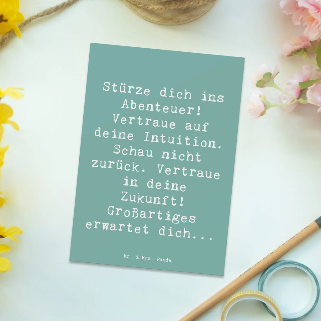 Postkarte Spruch Tapferkeit und Intuition Postkarte, Karte, Geschenkkarte, Grußkarte, Einladung, Ansichtskarte, Geburtstagskarte, Einladungskarte, Dankeskarte, Ansichtskarten, Einladung Geburtstag, Einladungskarten Geburtstag