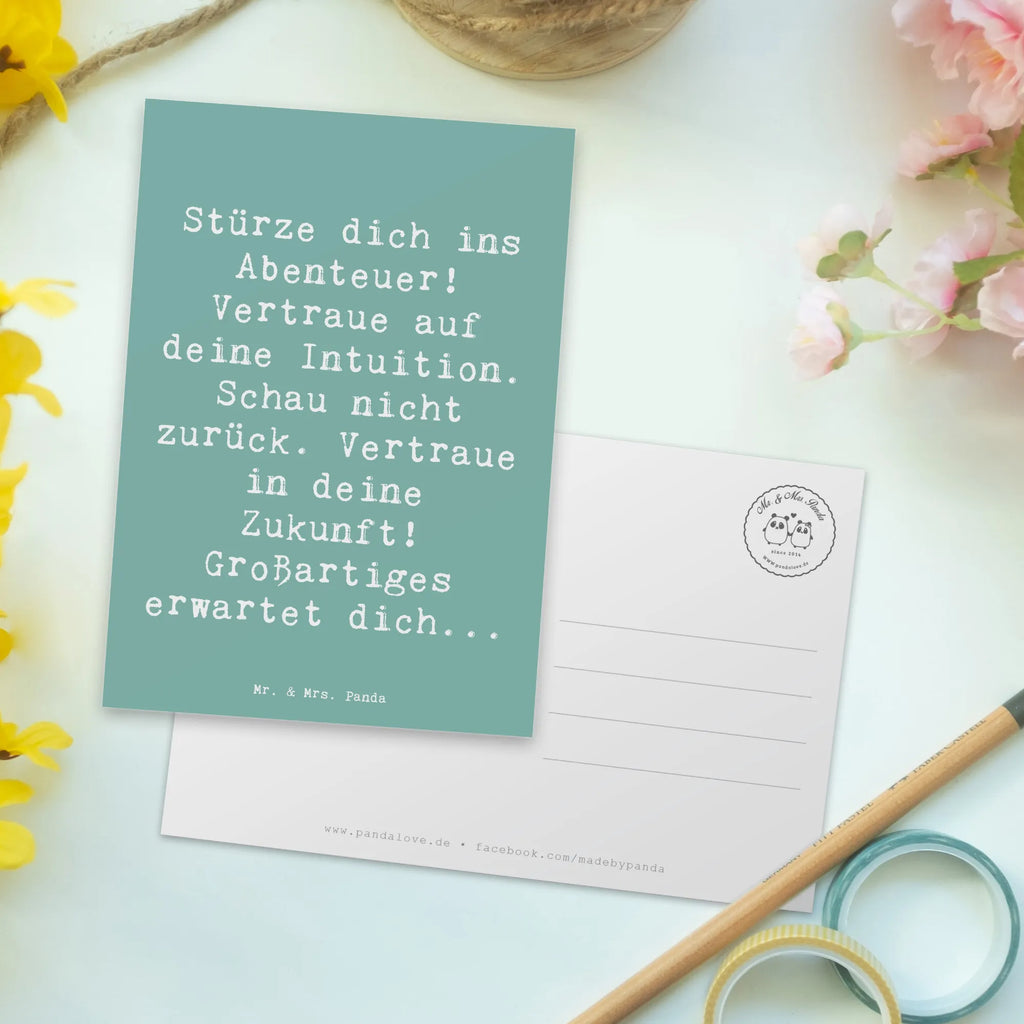 Postkarte Spruch Tapferkeit und Intuition Postkarte, Karte, Geschenkkarte, Grußkarte, Einladung, Ansichtskarte, Geburtstagskarte, Einladungskarte, Dankeskarte, Ansichtskarten, Einladung Geburtstag, Einladungskarten Geburtstag