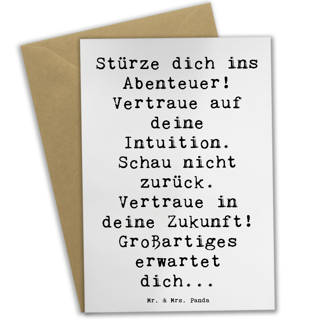 Grußkarte Spruch Tapferkeit und Intuition Grußkarte, Klappkarte, Einladungskarte, Glückwunschkarte, Hochzeitskarte, Geburtstagskarte, Karte, Ansichtskarten