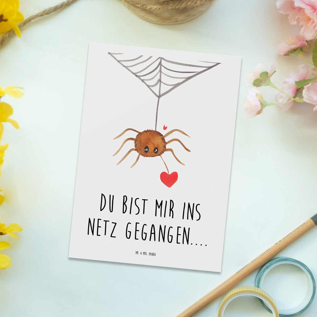 Postkarte Spinne Agathe Liebe Postkarte, Karte, Geschenkkarte, Grußkarte, Einladung, Ansichtskarte, Geburtstagskarte, Einladungskarte, Dankeskarte, Spinne Agathe, Spinne, Agathe, Videos, Merchandise, Liebe, Verliebt, Liebesbeweis, Liebesgeschenk