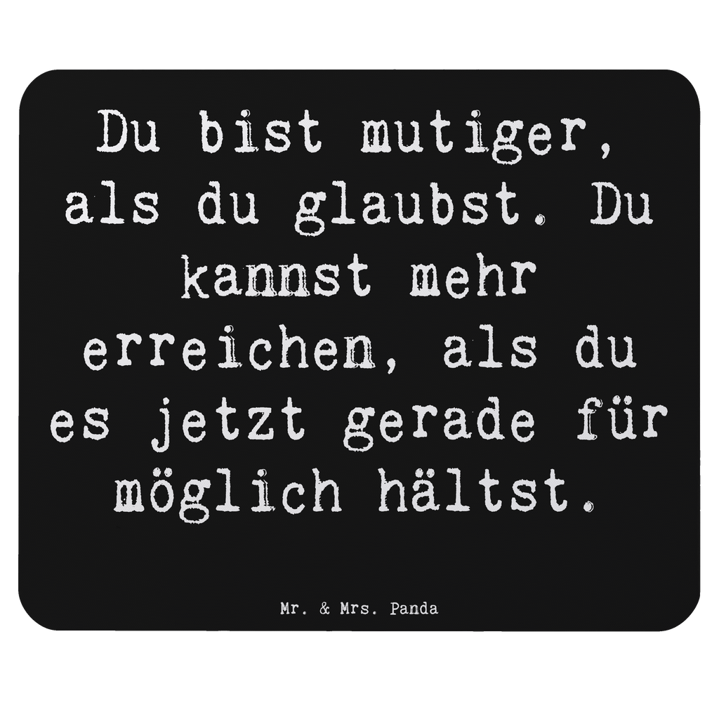 Mauspad Spruch Mut und Tapferkeit Mousepad, Computer zubehör, Büroausstattung, PC Zubehör, Arbeitszimmer, Mauspad, Einzigartiges Mauspad, Designer Mauspad, Mausunterlage, Mauspad Büro