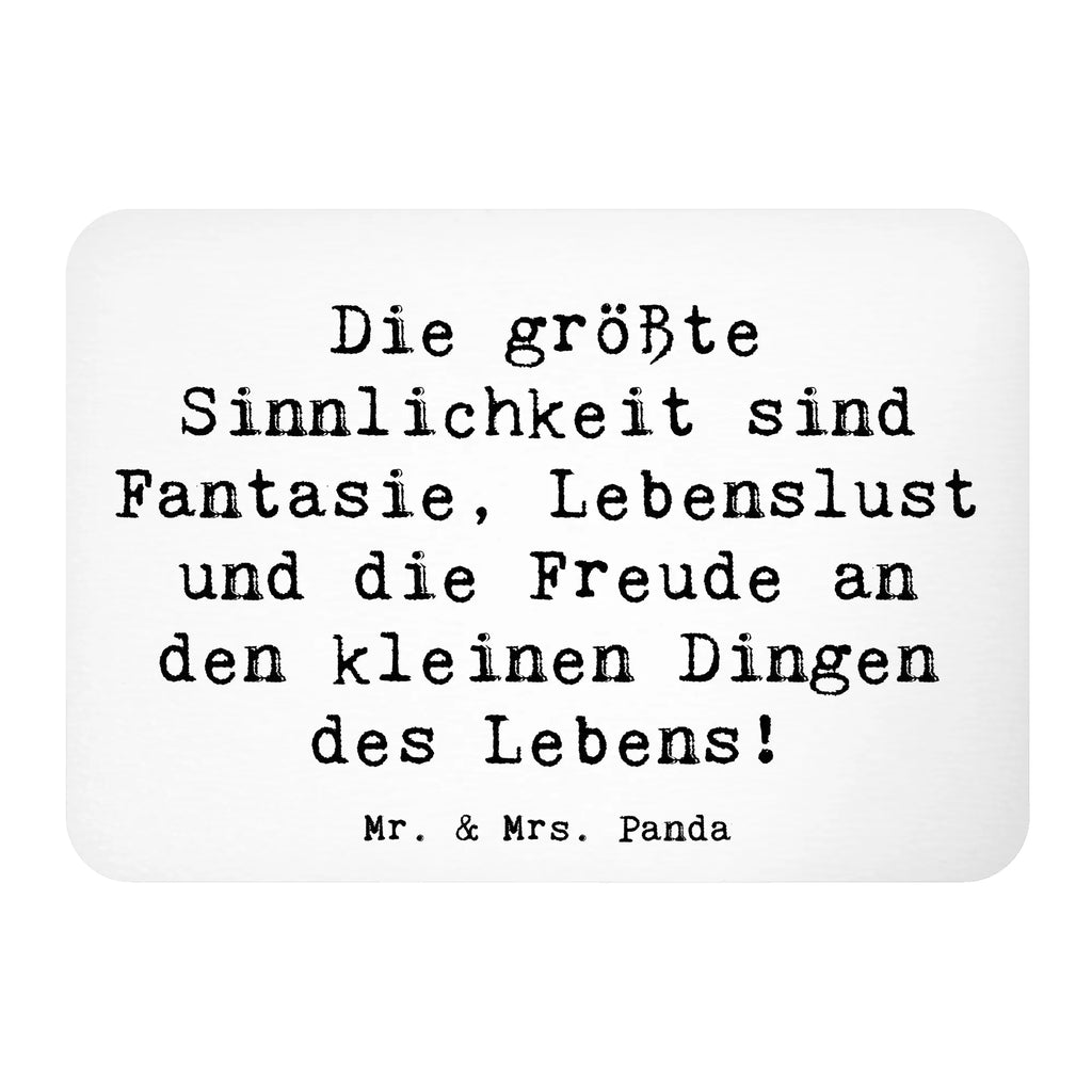 Magnet Spruch Sinnlichkeit und Freude Kühlschrankmagnet, Pinnwandmagnet, Souvenir Magnet, Motivmagnete, Dekomagnet, Whiteboard Magnet, Notiz Magnet, Kühlschrank Dekoration