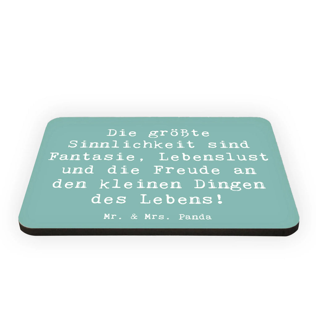 Magnet Spruch Sinnlichkeit und Freude Kühlschrankmagnet, Pinnwandmagnet, Souvenir Magnet, Motivmagnete, Dekomagnet, Whiteboard Magnet, Notiz Magnet, Kühlschrank Dekoration