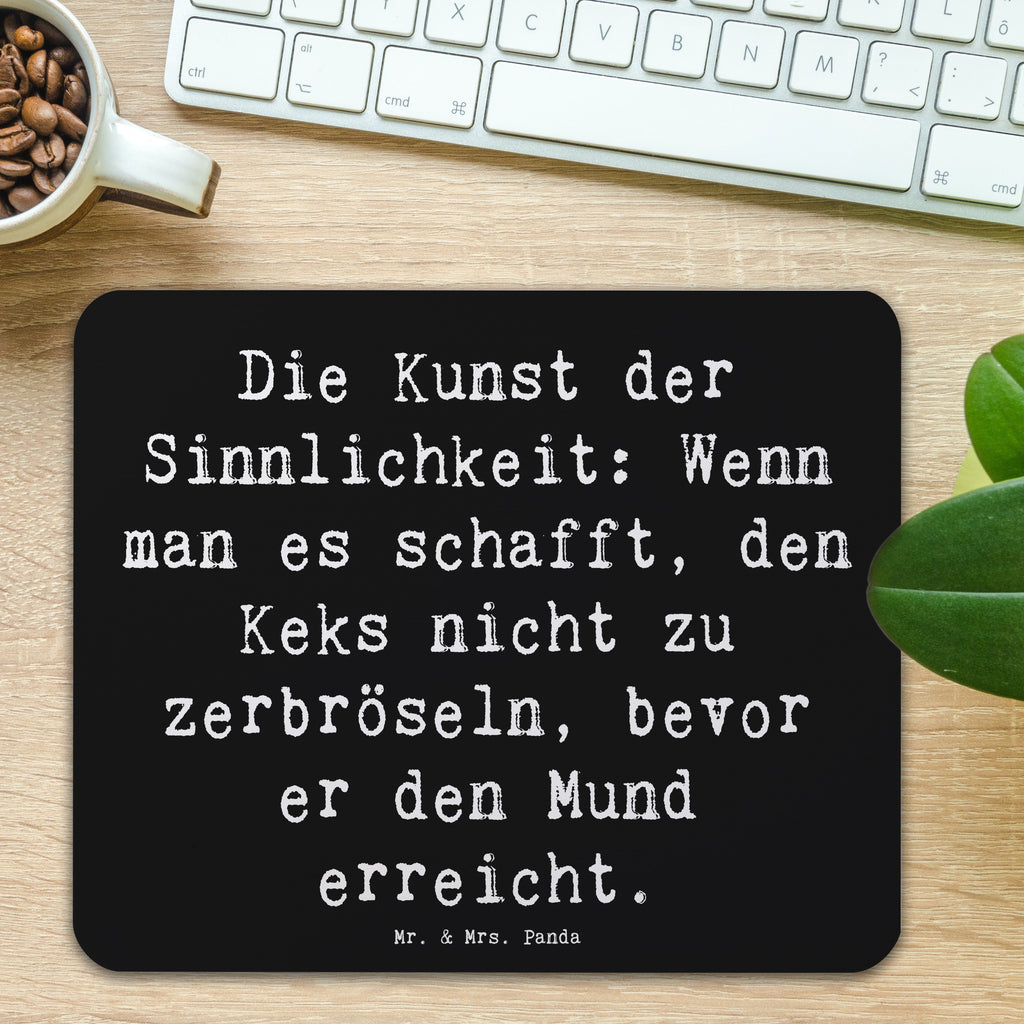 Mauspad Spruch Kunst der Sinnlichkeit Mousepad, Computer zubehör, Büroausstattung, PC Zubehör, Arbeitszimmer, Mauspad, Einzigartiges Mauspad, Designer Mauspad, Mausunterlage, Mauspad Büro