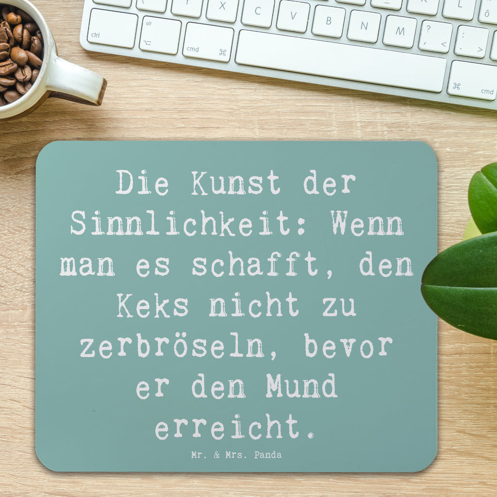 Mauspad Spruch Kunst der Sinnlichkeit Mousepad, Computer zubehör, Büroausstattung, PC Zubehör, Arbeitszimmer, Mauspad, Einzigartiges Mauspad, Designer Mauspad, Mausunterlage, Mauspad Büro