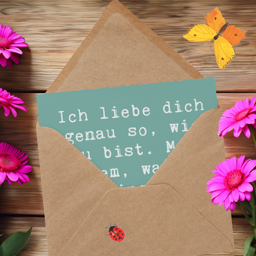 Deluxe Karte Spruch Sinnlichkeit lieben Karte, Grußkarte, Klappkarte, Einladungskarte, Glückwunschkarte, Hochzeitskarte, Geburtstagskarte, Hochwertige Grußkarte, Hochwertige Klappkarte