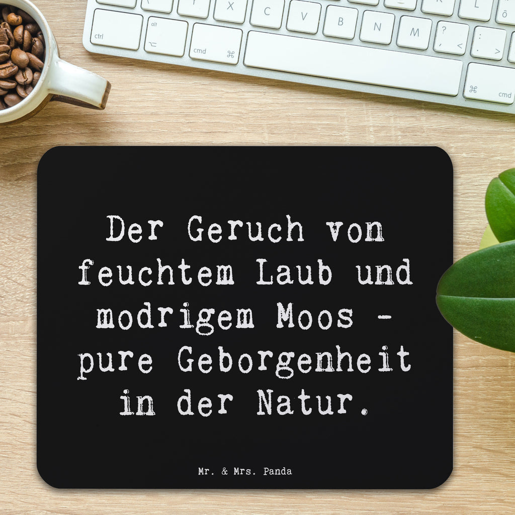 Mauspad Spruch Geborgenheit in der Natur Mousepad, Computer zubehör, Büroausstattung, PC Zubehör, Arbeitszimmer, Mauspad, Einzigartiges Mauspad, Designer Mauspad, Mausunterlage, Mauspad Büro