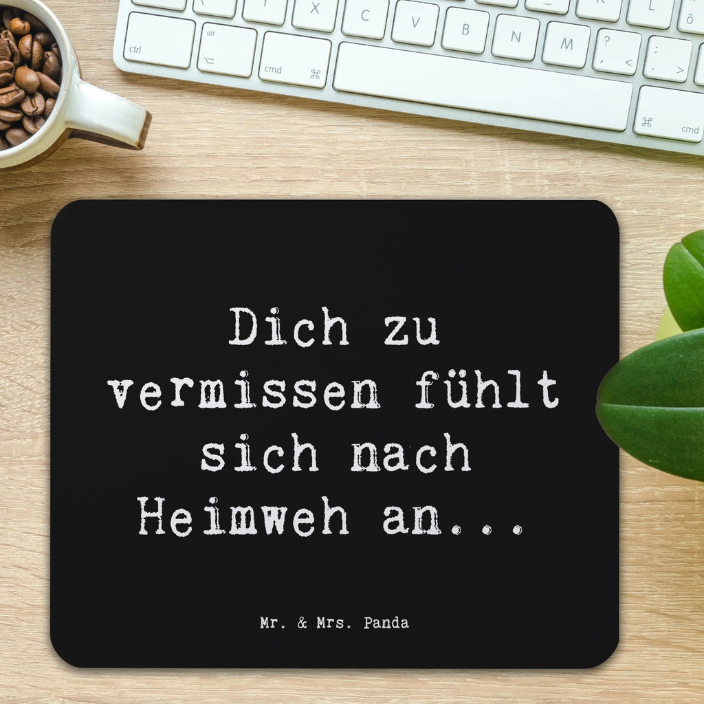 Mauspad Spruch Heimweh Sehnsucht Mousepad, Computer zubehör, Büroausstattung, PC Zubehör, Arbeitszimmer, Mauspad, Einzigartiges Mauspad, Designer Mauspad, Mausunterlage, Mauspad Büro