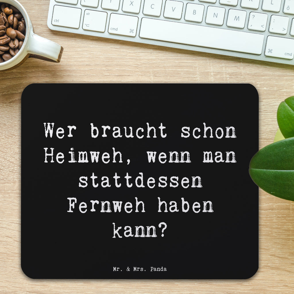 Mauspad Spruch Heimweh oder Fernweh Mousepad, Computer zubehör, Büroausstattung, PC Zubehör, Arbeitszimmer, Mauspad, Einzigartiges Mauspad, Designer Mauspad, Mausunterlage, Mauspad Büro