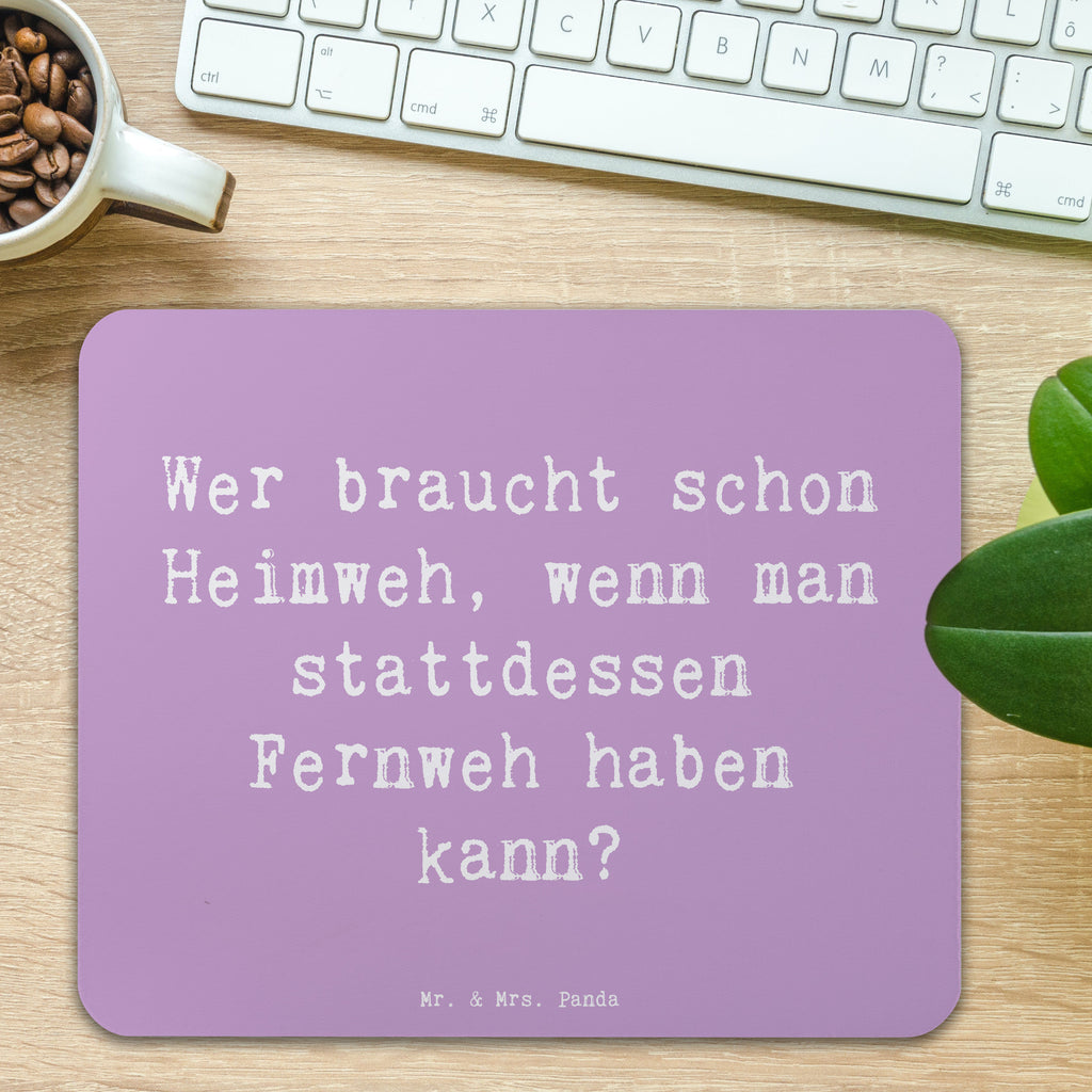 Mauspad Spruch Heimweh oder Fernweh Mousepad, Computer zubehör, Büroausstattung, PC Zubehör, Arbeitszimmer, Mauspad, Einzigartiges Mauspad, Designer Mauspad, Mausunterlage, Mauspad Büro