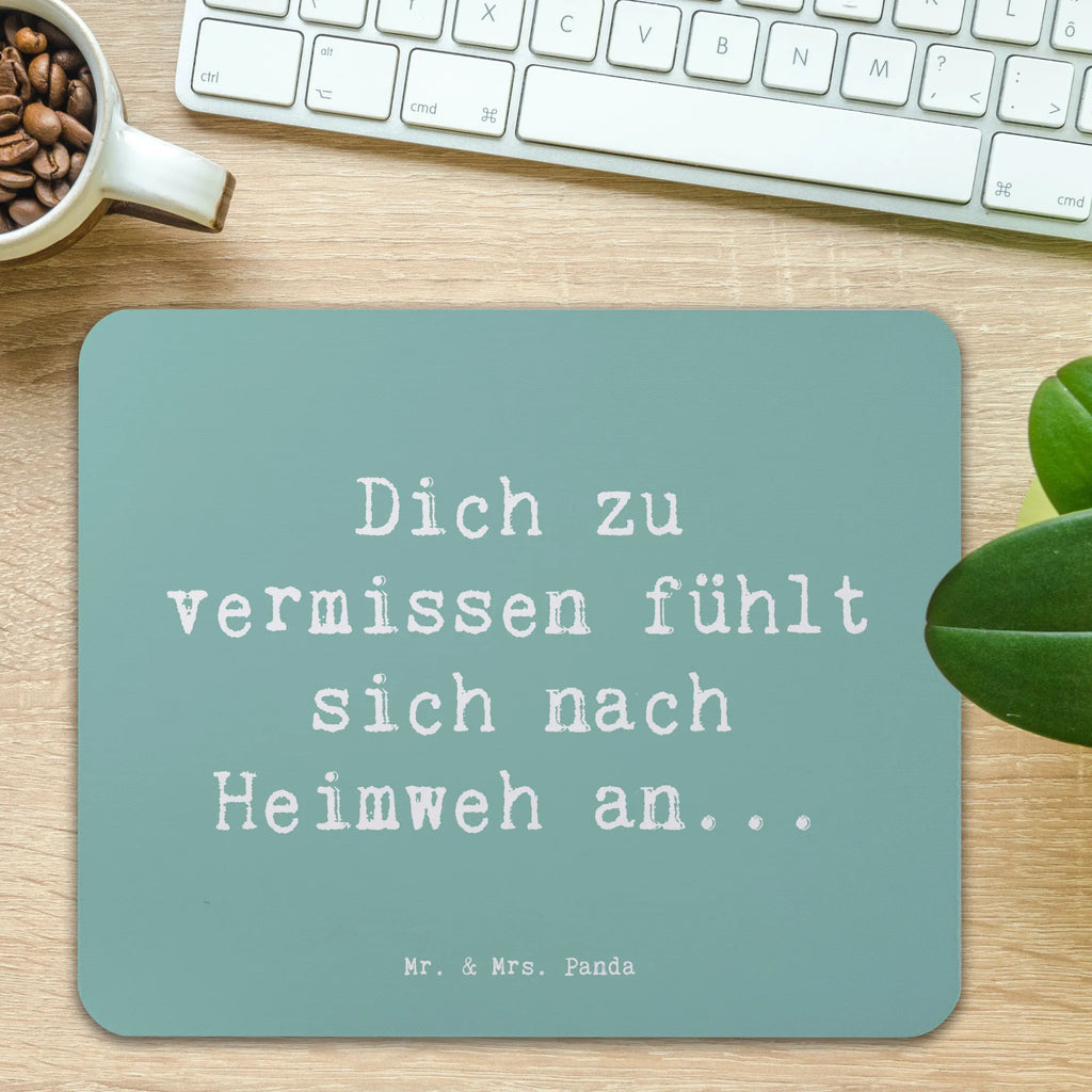 Mauspad Spruch Heimweh Sehnsucht Mousepad, Computer zubehör, Büroausstattung, PC Zubehör, Arbeitszimmer, Mauspad, Einzigartiges Mauspad, Designer Mauspad, Mausunterlage, Mauspad Büro