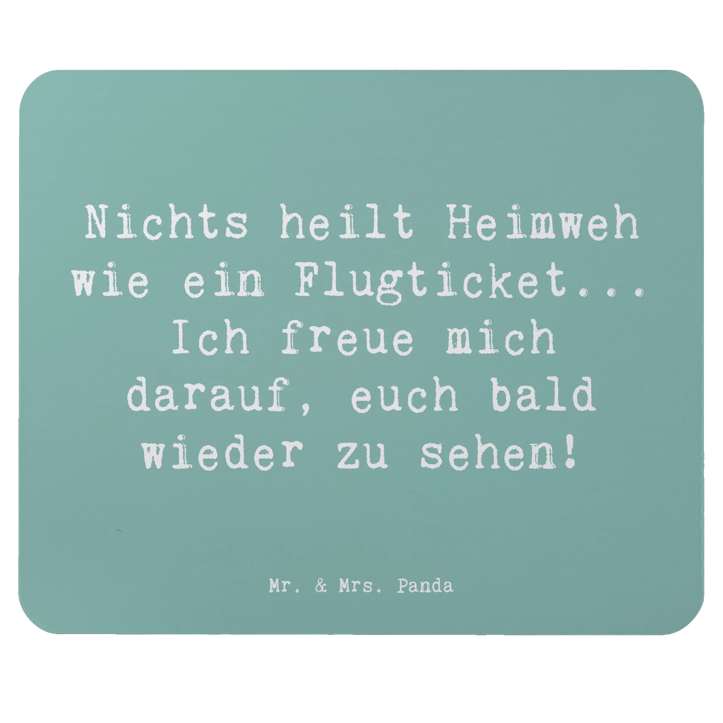 Mauspad Spruch Heimweh Ticket Mousepad, Computer zubehör, Büroausstattung, PC Zubehör, Arbeitszimmer, Mauspad, Einzigartiges Mauspad, Designer Mauspad, Mausunterlage, Mauspad Büro