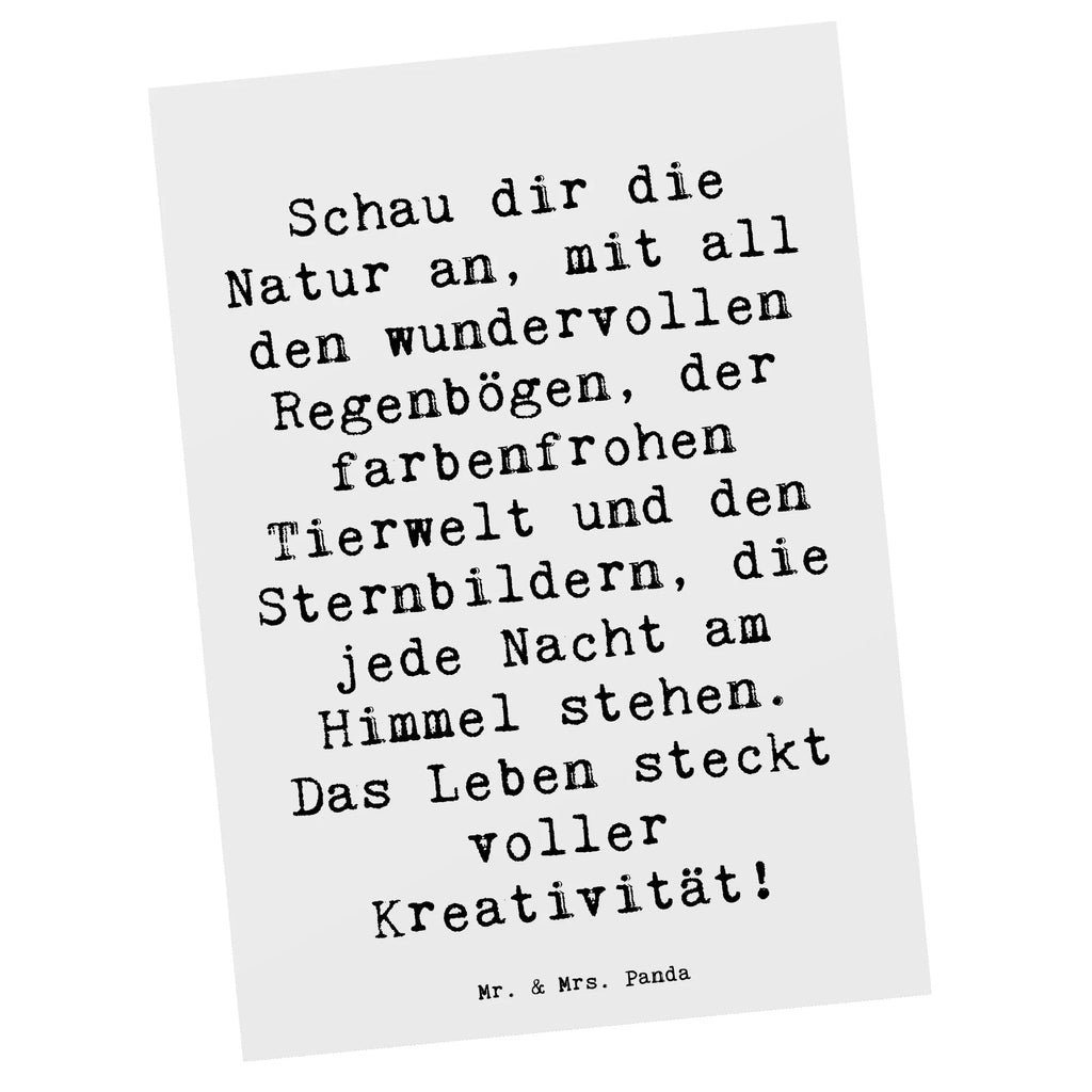 Postkarte Spruch Kreativität im Leben Postkarte, Karte, Geschenkkarte, Grußkarte, Einladung, Ansichtskarte, Geburtstagskarte, Einladungskarte, Dankeskarte, Ansichtskarten, Einladung Geburtstag, Einladungskarten Geburtstag