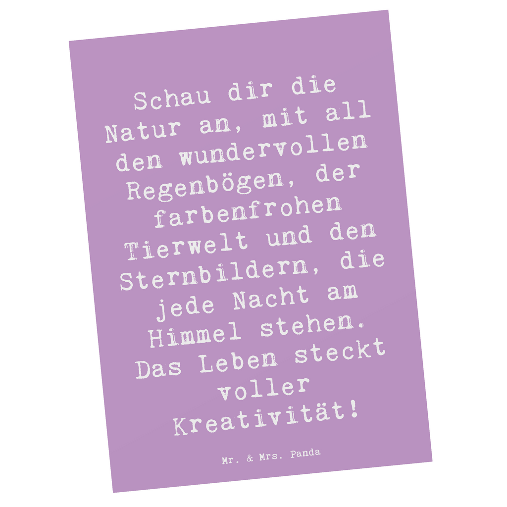 Postkarte Spruch Kreativität im Leben Postkarte, Karte, Geschenkkarte, Grußkarte, Einladung, Ansichtskarte, Geburtstagskarte, Einladungskarte, Dankeskarte, Ansichtskarten, Einladung Geburtstag, Einladungskarten Geburtstag