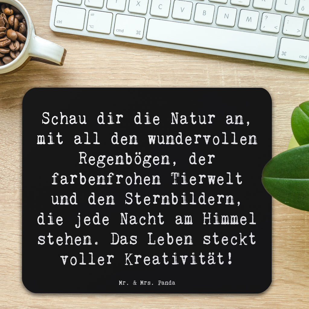 Mauspad Spruch Kreativität im Leben Mousepad, Computer zubehör, Büroausstattung, PC Zubehör, Arbeitszimmer, Mauspad, Einzigartiges Mauspad, Designer Mauspad, Mausunterlage, Mauspad Büro