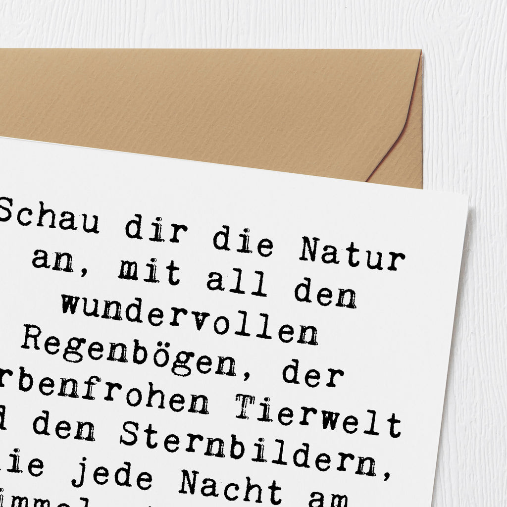 Deluxe Karte Spruch Kreativität im Leben Karte, Grußkarte, Klappkarte, Einladungskarte, Glückwunschkarte, Hochzeitskarte, Geburtstagskarte, Hochwertige Grußkarte, Hochwertige Klappkarte