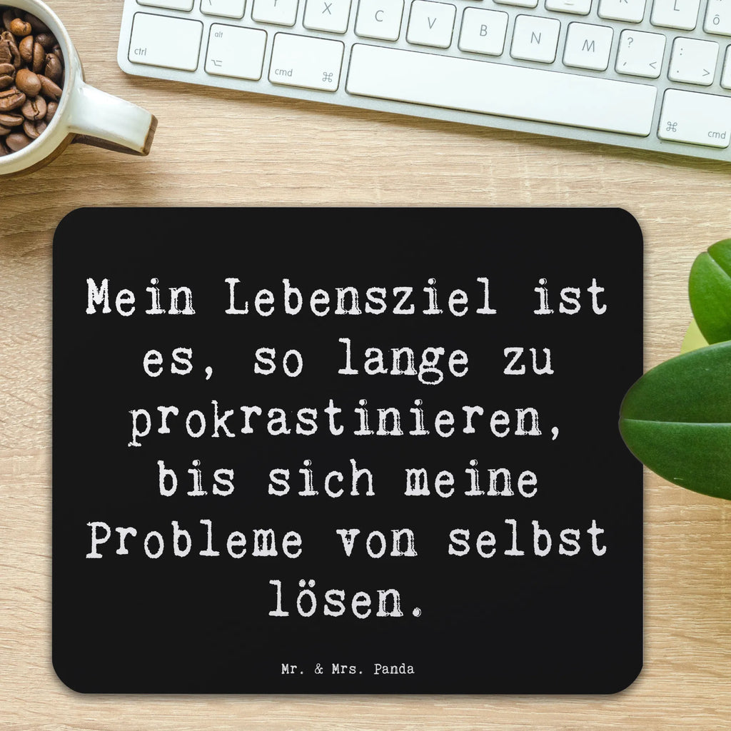 Mauspad Spruch Lebensziele Prokrastination Mousepad, Computer zubehör, Büroausstattung, PC Zubehör, Arbeitszimmer, Mauspad, Einzigartiges Mauspad, Designer Mauspad, Mausunterlage, Mauspad Büro