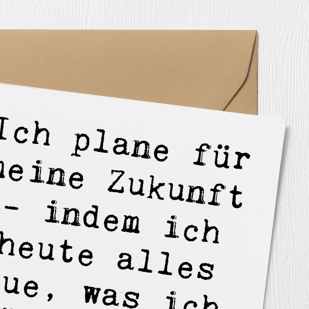 Deluxe Karte Spruch Lebensziele und Abenteuer Karte, Grußkarte, Klappkarte, Einladungskarte, Glückwunschkarte, Hochzeitskarte, Geburtstagskarte, Hochwertige Grußkarte, Hochwertige Klappkarte