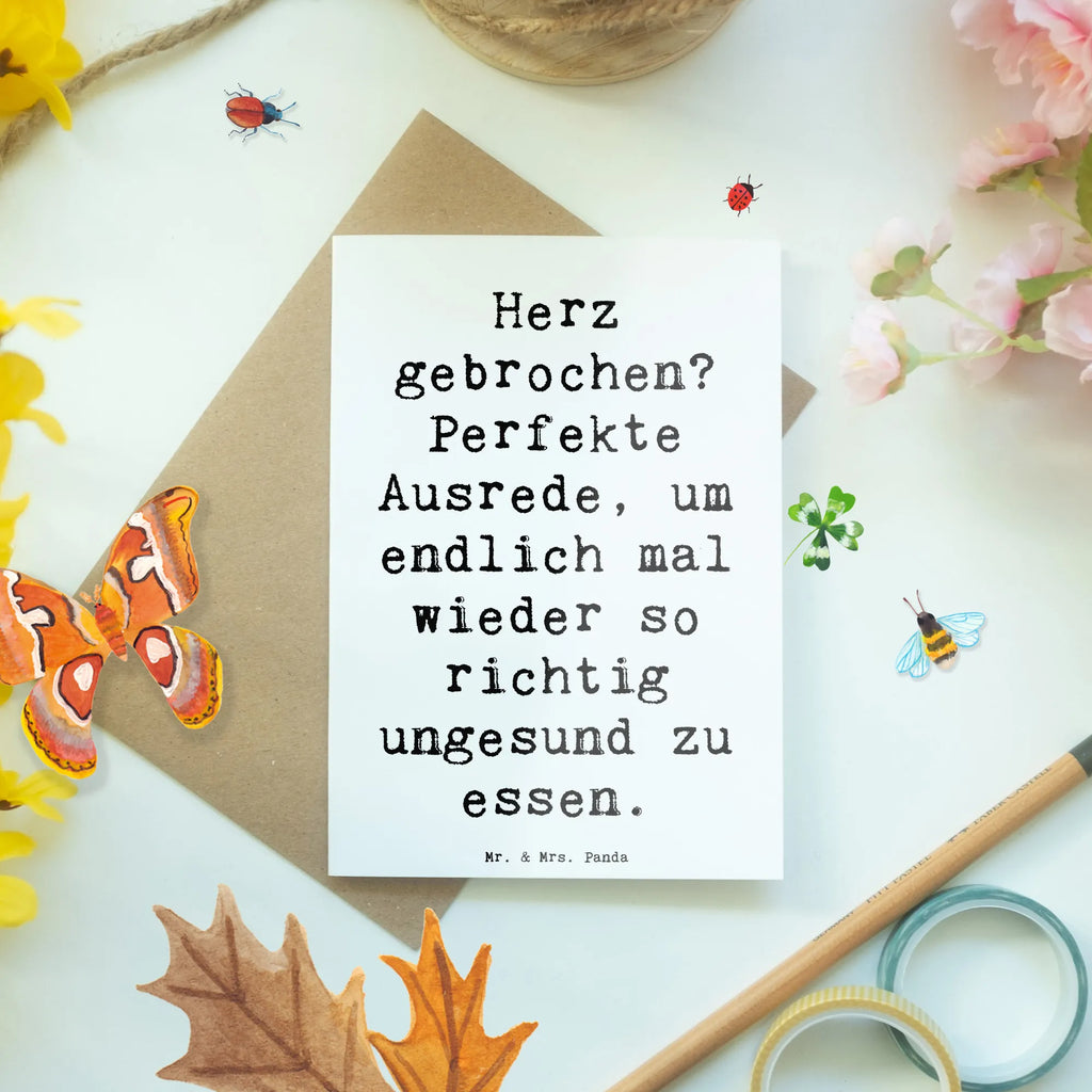 Grußkarte Spruch Liebeskummer Tröster Grußkarte, Klappkarte, Einladungskarte, Glückwunschkarte, Hochzeitskarte, Geburtstagskarte, Karte, Ansichtskarten