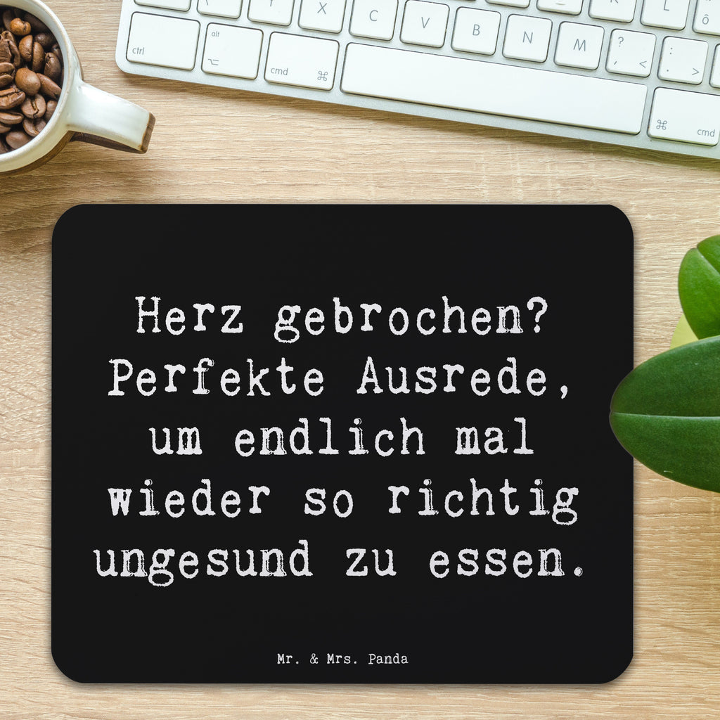 Mauspad Spruch Liebeskummer Tröster Mousepad, Computer zubehör, Büroausstattung, PC Zubehör, Arbeitszimmer, Mauspad, Einzigartiges Mauspad, Designer Mauspad, Mausunterlage, Mauspad Büro