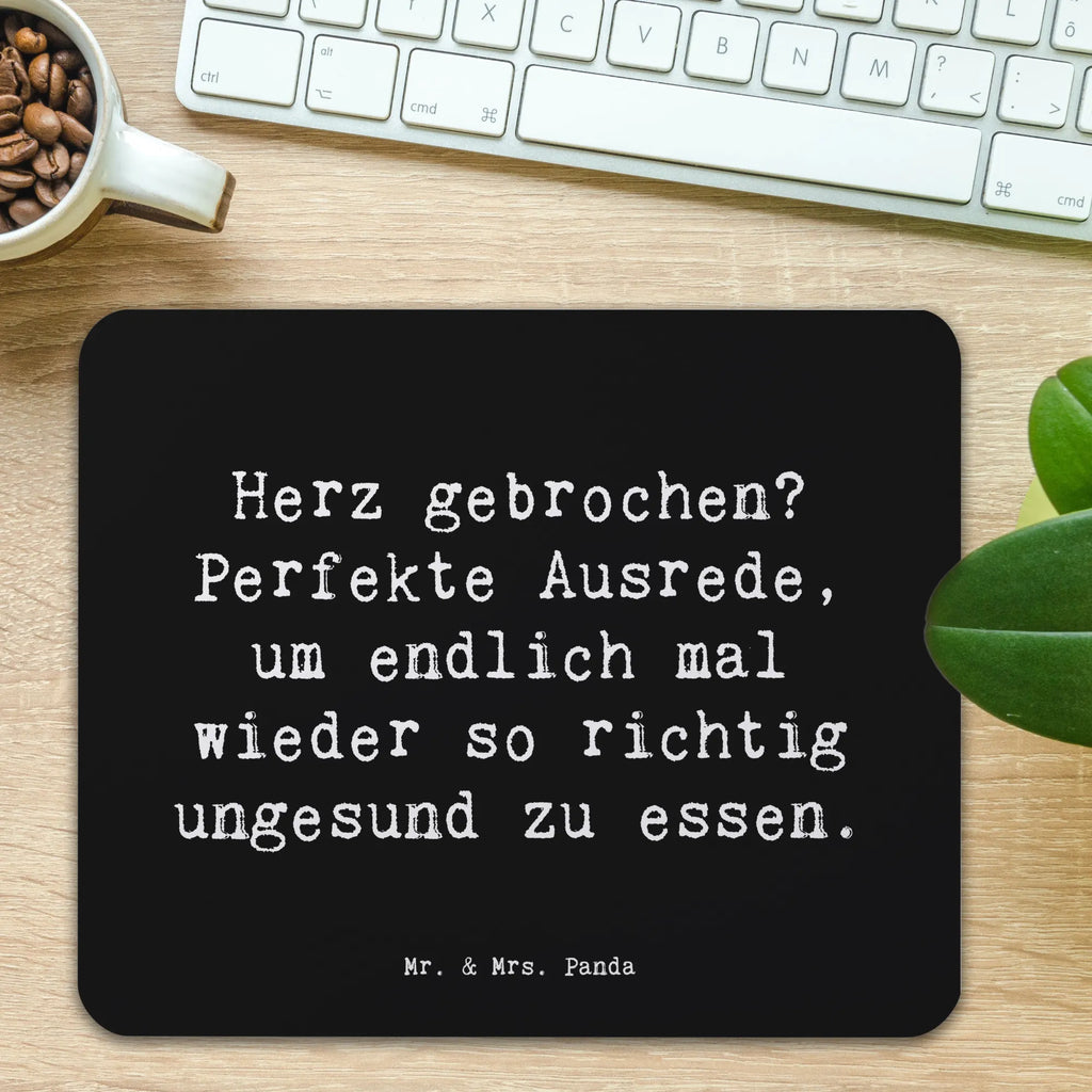 Mauspad Spruch Liebeskummer Tröster Mousepad, Computer zubehör, Büroausstattung, PC Zubehör, Arbeitszimmer, Mauspad, Einzigartiges Mauspad, Designer Mauspad, Mausunterlage, Mauspad Büro