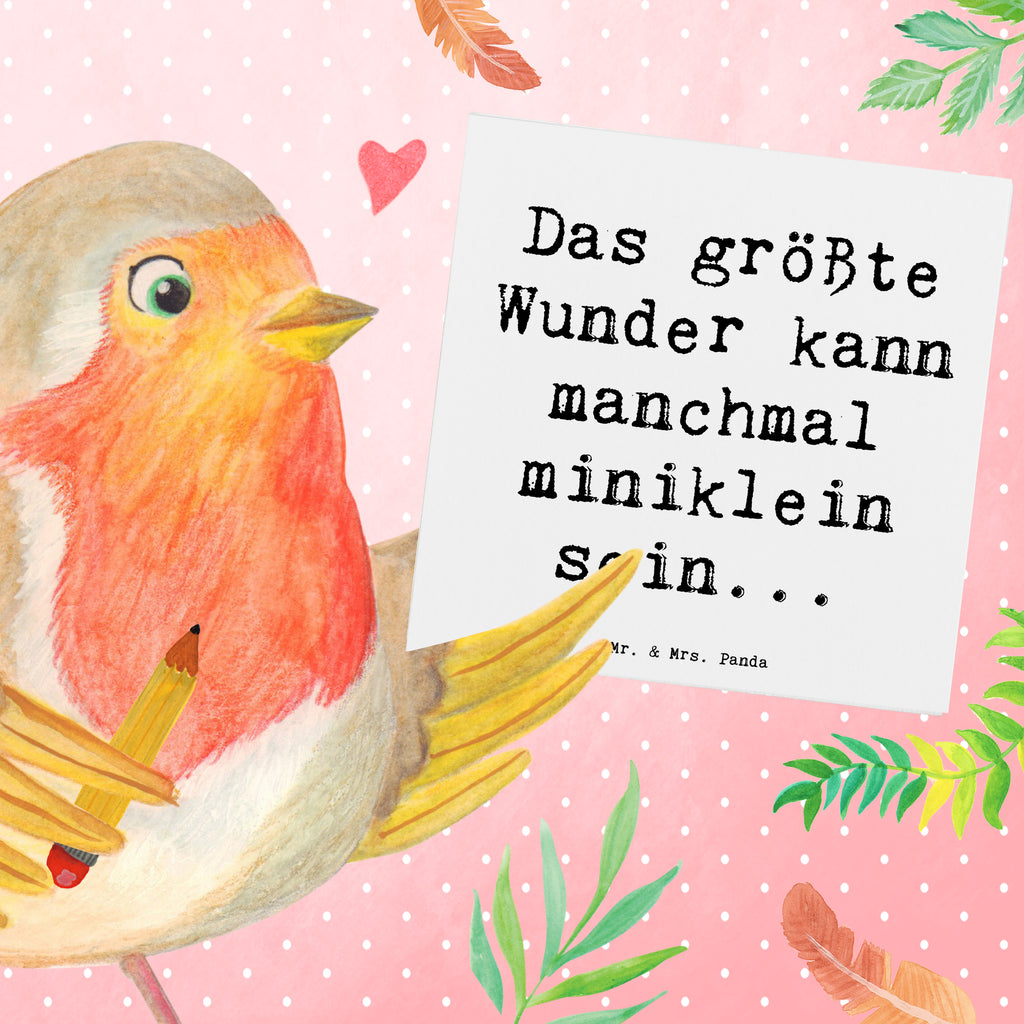 Deluxe Karte Spruch Wunder Entdecken Karte, Grußkarte, Klappkarte, Einladungskarte, Glückwunschkarte, Hochzeitskarte, Geburtstagskarte, Hochwertige Grußkarte, Hochwertige Klappkarte