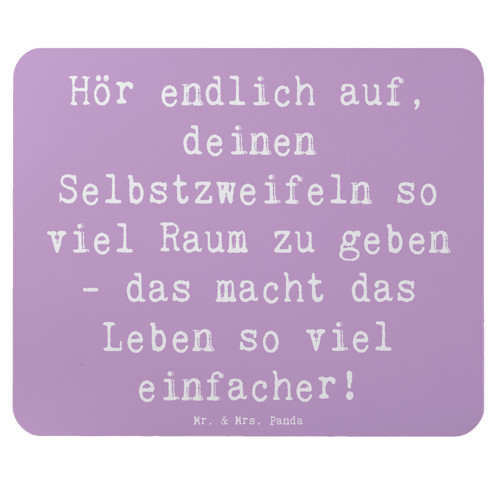 Mauspad Spruch Zweifel an sich selbst Mousepad, Computer zubehör, Büroausstattung, PC Zubehör, Arbeitszimmer, Mauspad, Einzigartiges Mauspad, Designer Mauspad, Mausunterlage, Mauspad Büro