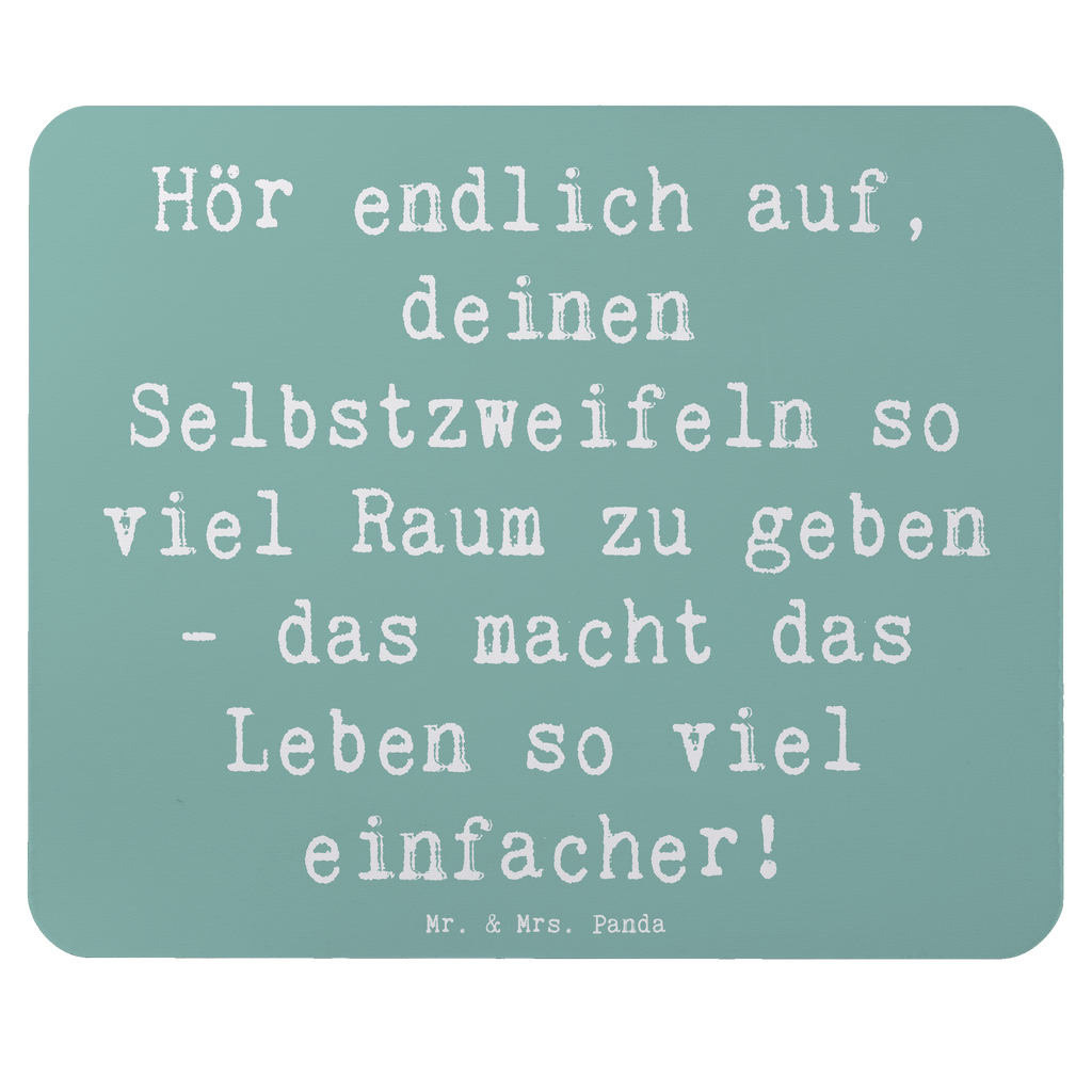 Mauspad Spruch Zweifel an sich selbst Mousepad, Computer zubehör, Büroausstattung, PC Zubehör, Arbeitszimmer, Mauspad, Einzigartiges Mauspad, Designer Mauspad, Mausunterlage, Mauspad Büro