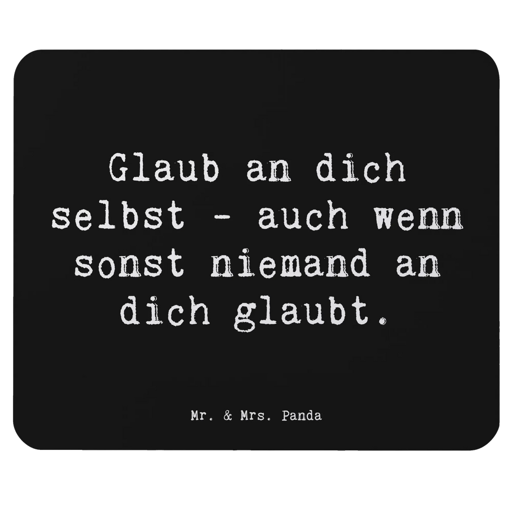 Mauspad Spruch Glaube an dich selbst Mousepad, Computer zubehör, Büroausstattung, PC Zubehör, Arbeitszimmer, Mauspad, Einzigartiges Mauspad, Designer Mauspad, Mausunterlage, Mauspad Büro