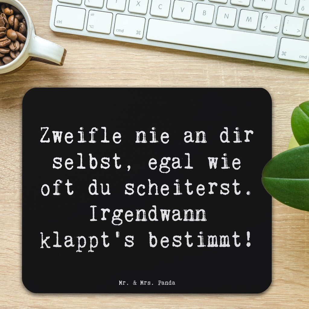 Mauspad Spruch Glaube an sich selbst Mousepad, Computer zubehör, Büroausstattung, PC Zubehör, Arbeitszimmer, Mauspad, Einzigartiges Mauspad, Designer Mauspad, Mausunterlage, Mauspad Büro