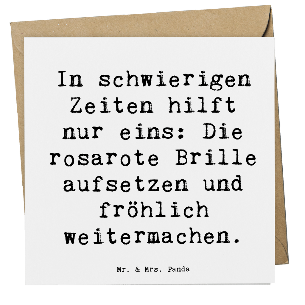 Deluxe Karte Spruch Hoffnung in schwierigen Zeiten Karte, Grußkarte, Klappkarte, Einladungskarte, Glückwunschkarte, Hochzeitskarte, Geburtstagskarte, Hochwertige Grußkarte, Hochwertige Klappkarte