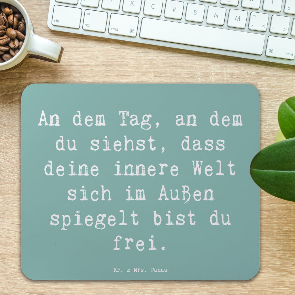 Mauspad Spruch Selbstreflexion Freiheit Mousepad, Computer zubehör, Büroausstattung, PC Zubehör, Arbeitszimmer, Mauspad, Einzigartiges Mauspad, Designer Mauspad, Mausunterlage, Mauspad Büro