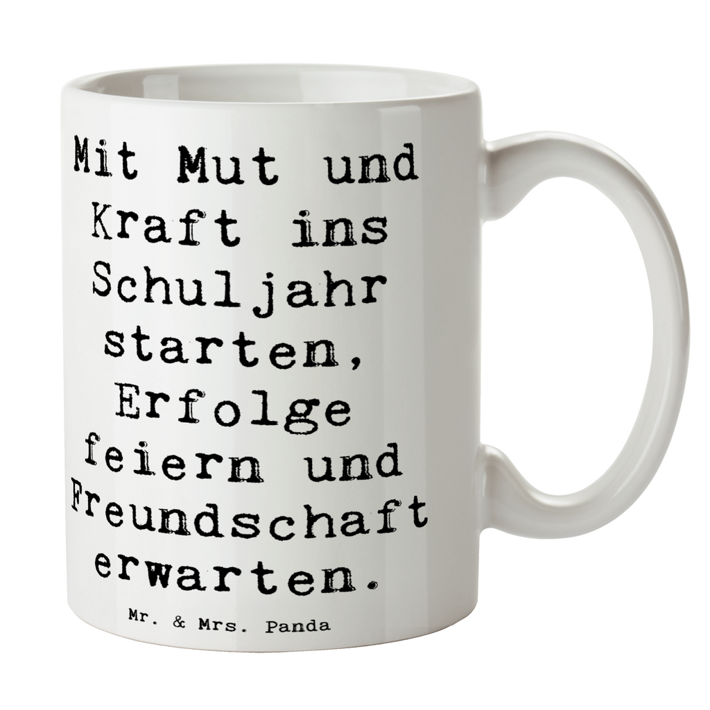 Tasse Spruch Mutiger Schulanfang Tasse, Kaffeetasse, Teetasse, Becher, Kaffeebecher, Teebecher, Keramiktasse, Porzellantasse, Büro Tasse, Geschenk Tasse, Tasse Sprüche, Tasse Motive, Kaffeetassen, Tasse bedrucken, Designer Tasse, Cappuccino Tassen, Schöne Teetassen