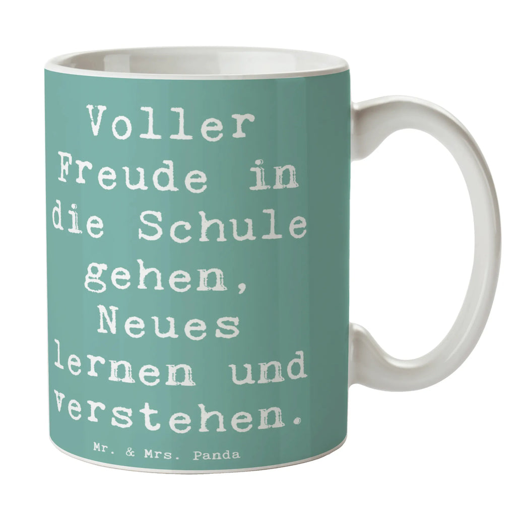 Tasse Spruch Schulanfang Freude Tasse, Kaffeetasse, Teetasse, Becher, Kaffeebecher, Teebecher, Keramiktasse, Porzellantasse, Büro Tasse, Geschenk Tasse, Tasse Sprüche, Tasse Motive, Kaffeetassen, Tasse bedrucken, Designer Tasse, Cappuccino Tassen, Schöne Teetassen