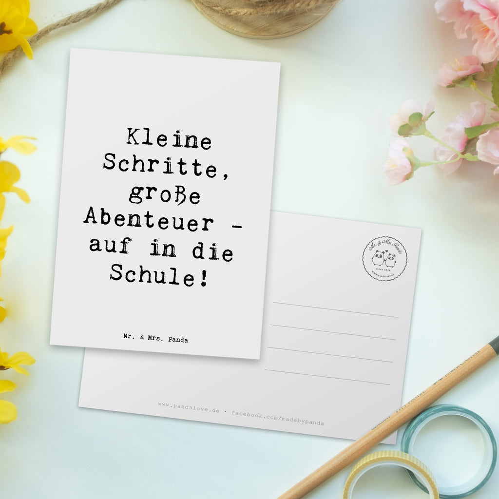 Postkarte Spruch Schulanfang Abenteuer Postkarte, Karte, Geschenkkarte, Grußkarte, Einladung, Ansichtskarte, Geburtstagskarte, Einladungskarte, Dankeskarte, Ansichtskarten, Einladung Geburtstag, Einladungskarten Geburtstag