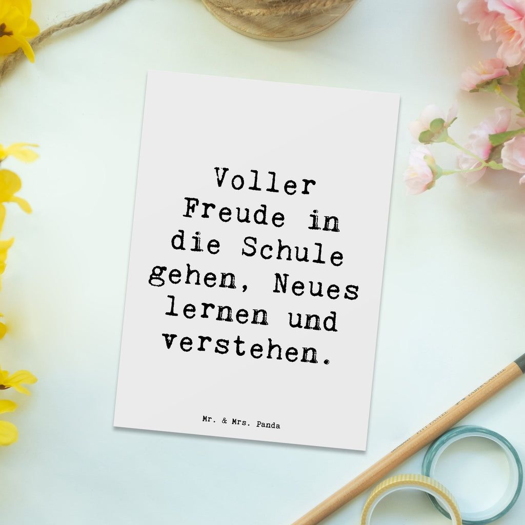 Postkarte Spruch Schulanfang Freude Postkarte, Karte, Geschenkkarte, Grußkarte, Einladung, Ansichtskarte, Geburtstagskarte, Einladungskarte, Dankeskarte, Ansichtskarten, Einladung Geburtstag, Einladungskarten Geburtstag