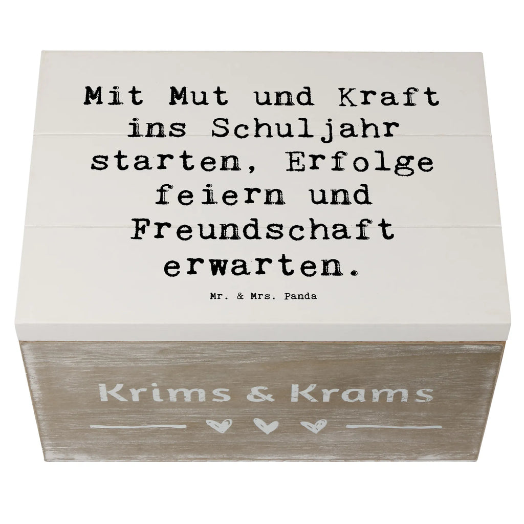 Holzkiste Spruch Mutiger Schulanfang Holzkiste, Kiste, Schatzkiste, Truhe, Schatulle, XXL, Erinnerungsbox, Erinnerungskiste, Dekokiste, Aufbewahrungsbox, Geschenkbox, Geschenkdose