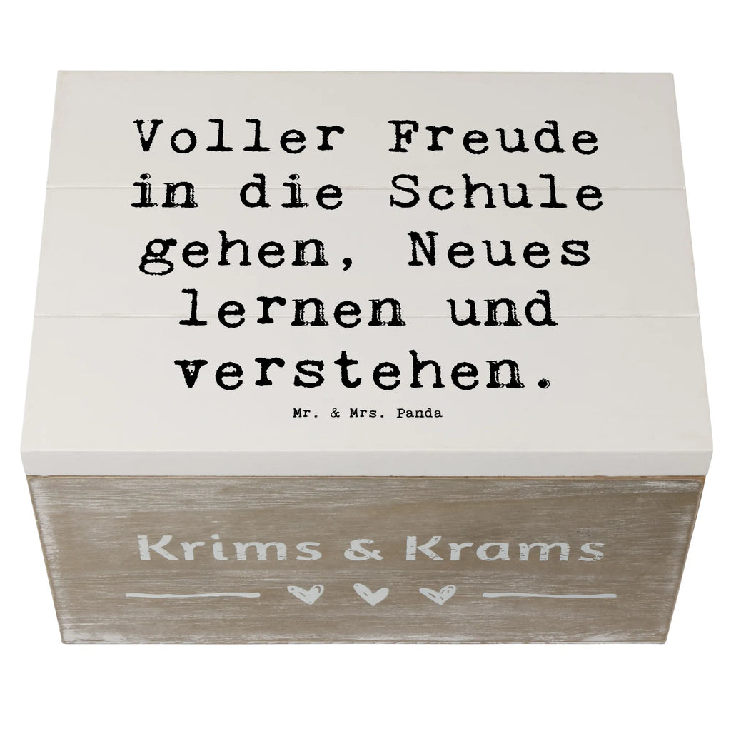 Holzkiste Spruch Schulanfang Freude Holzkiste, Kiste, Schatzkiste, Truhe, Schatulle, XXL, Erinnerungsbox, Erinnerungskiste, Dekokiste, Aufbewahrungsbox, Geschenkbox, Geschenkdose